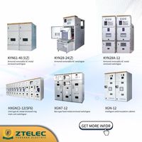 Panel de Gas Inflable de 24kV, 1250A, 1600A, 2000A, Totalmente Aislado, Blindado, con Revestimiento Metálico, para Centros de Datos, Equipamiento de Conexión de Alta Tensión