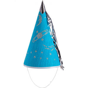 Chapeau de fée en papier bleu de 30 cm - Product Image 1
