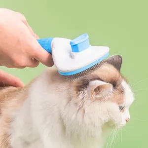 Manji fabrika tedarikçisi özel hayvan küçük kedi köpek banyo masaj saç tarak aracı Pet bakım fırçası