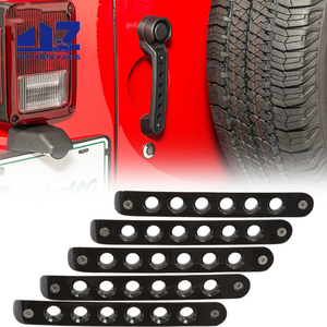 Poignées de porte extérieures en aluminium pour Jeep Wrangler JK JKU 2007-2017 Accessoires d'extérieur de voiture - Product Image 3