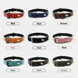 Collar de Cuero Suave para Perros Pequeños, Medianos y Grandes, Correa para el Cuello, Correa para Pasear y Entrenar Perros - Product Image 5