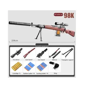 PUBG Mobil Simulation Spielzeug Soft Bullet Gun Zug bolzen Schuss abstand 15 Meter Modell 98K
