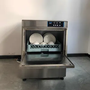 Arruela de vidro para máquina de lavar louça, máquina de lavar louça automática para uso comercial