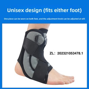 Новый прогрессивный бандаж на липучке с двойной пружиной для поддержки голеностопа при занятиях баскетболом, бегом и физическими упражнениях - Product Image 5