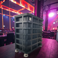 Service de découpe laser Table de cabine Dj en forme personnalisable Cabinet d'écran d'affichage à LED pour festival de musique