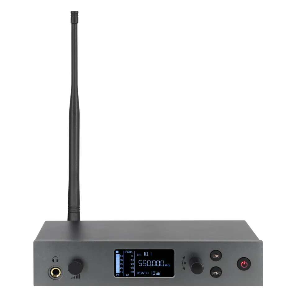 ERZHEN 2 채널 모니터링 사운드 이어폰 무선 인 이어 모니터 전문 시스템 G4
