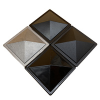 Oferta Especial: Tapa Superior para Poste de Cerca de Acero Galvanizado Negro de Alta Calidad Marca KS con Servicio Personalizado OEM/ODM, Modelos de 20-60mm
