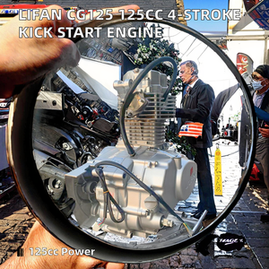 Nouveau moteur <span class=keywords><strong>Lifan</strong></span> Cg <span class=keywords><strong>125</strong></span> 125cc 4 temps avec allumage CDI et démarrage électrique/à manivelle - Product Image 2