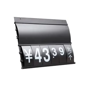 Store product display digital flip chart supermarket price sign board