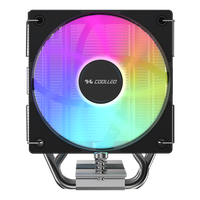 COOLLEO B40S DIG ARGB Affichage numérique Refroidisseur de processeur de 14e génération Core I3-i7 Refroidisseur d'air pour processeur Gaming LGA115X/1200/1700/1851 AMD