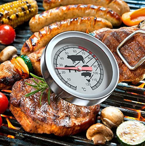 Termómetro de carne para parrilla de <span class=keywords><strong>barbacoa</strong></span> impermeable de acero inoxidable plateado de 120 ° C para <span class=keywords><strong>barbacoa</strong></span> - Product Image 3