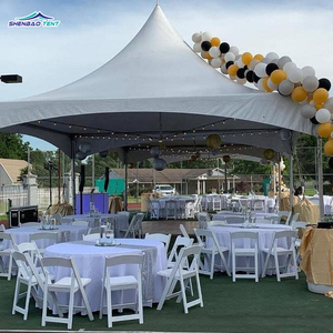 Carpa Pagoda de Aluminio para Exteriores con Estructura de Acero y Cubierta de Lona con Tela de PVC Impermeable para Bodas y Fiestas - Product Image 2