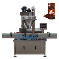 Ligne de remplissage, scellage et bouchage automatique de bouteilles et de pots, machine d'emballage et de remplissage de poudre d'épices pour 1-100g, prix usine