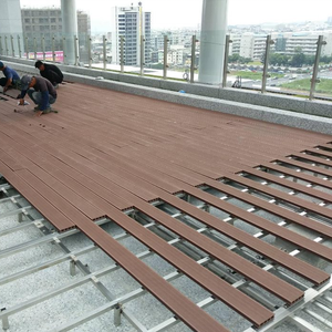 Étanche Anti-UV Rainuré Wpc Platelage Balcon À L'extérieur De Plancher Composite - Product Image 2