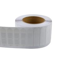 Étiquette adhésive RFID passive en PVC inscriptible UHF 860-960 MHz EPC Gen2 pour la gestion des stocks et des actifs d'entrepôt, impression personnalisée