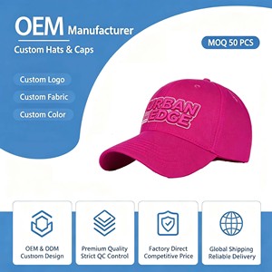 6 Panel Adjustable Blank Baseball Cap OEM Wholesale Custom Embroidery Logo Unisex Cotton Washed Baseball Cap <b>Hat</b> - Product Image 1