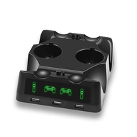 Soporte de estación de carga para controlador 4 en 1 de para PS4 PSVR VR Move Quad Charger para controlador PS MOVE