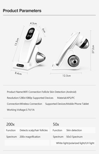 Analyseur de follicule pileux du cuir chevelu de la peau chaude Portable nouveau Scanner de peau analyseur de cheveux de peau Machine de beauté détecteur de cuir chevelu Hd - Product Image 6