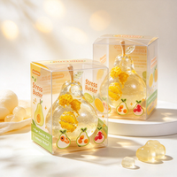 Jouet à presser en forme de poire très populaire, jouet à presser en forme de fruit rempli de vaseline hautement transparente, jouet de décompression mignon en forme de poire pour enfants