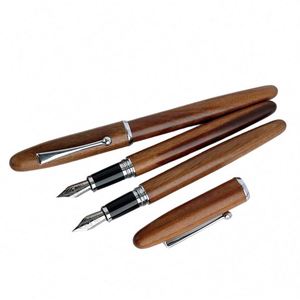 Redwood Luxury Fountain <b>Pen</b> for Students and Business Customizable Logo Advanced Ink Absorption Wood Material for Writing - Product Image 2