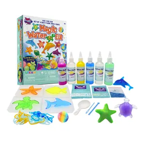 STEM Factory Magic Water Elf Toy Jelly Crafts Sea Animal DIY Aqua Fairy Chemistry Experiment Science Toy Kit for Kids No-toxic