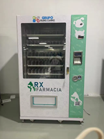 Máquina Expendedora de Autoservicio las 24 Horas con Pantalla Publicitaria, Máquina Expendedora Combinada de Aperitivos y Bebidas con Refrigeración