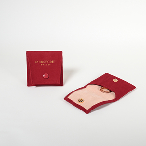 PackSecret Customized Luxury <b>Magnetic</b> Gift Box Corrugated Paper Packaging Boxes with Microfiber <b>Button</b> Pouch Foil Logo Printed - Product Image 4
