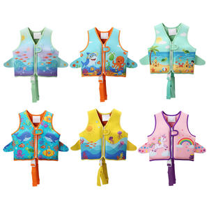 Chaleco Salvavidas de Neopreno para Niños, Diseño Nuevo, Chaleco de Natación para Niños Pequeños, Traje de Baño Flotante, Material de Espuma EPE Ligero, Chaleco Salvavidas para Niños - Product Image 1