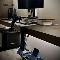 Kit de simulation de course automobile DIY, simulateur de vol, joystick Logitech X56 Master, pièces usinées CNC en aluminium 3060