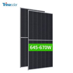 Panel <span class=keywords><strong>Solar</strong></span> <span class=keywords><strong>Trina</strong></span> <span class=keywords><strong>Solar</strong></span> Vertex de 685W, Panel Fotovoltaico de 685W, Celdas Monocristalinas, Módulos Solares al Mejor Precio - Product Image 2