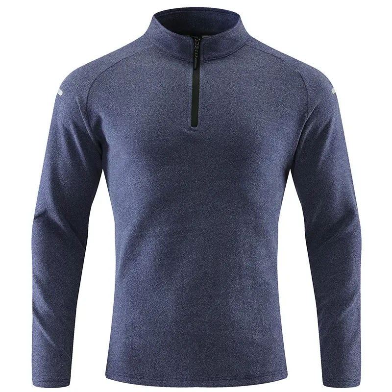 2022 Newest Fabric Hoodie Fashion Men's Sportswear Long Sleeve Golf 1/4 Zip Pullover T Shirt Custom Tie Dye