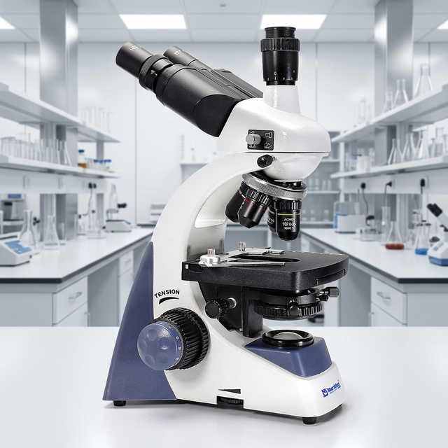 Murzider MSD105-T Triocular Biological Microscope  for Medical Research, Academic Teaching and Lab Analysis