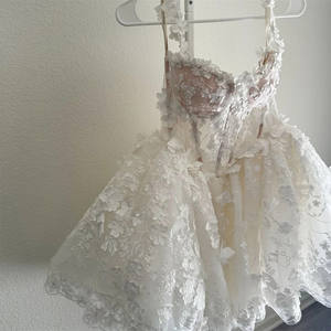 Mini Tulle abiti da ballo con spalline sottili - Product Image 2