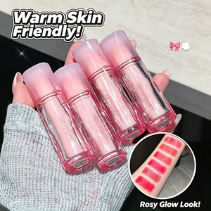 OEM/ODM <span class=keywords><strong>JOJO</strong></span> DIARY Labial Líquido Mate Aterciopelado Tono Nude Cálido Hidratante No Reseca Resistente a la Transferencia Larga Duración Tinte Labial <span class=keywords><strong>de</strong></span> Moda - Product Image 1
