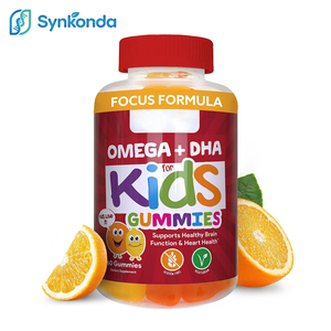 Gummies <span class=keywords><strong>DHA</strong></span> complètes pour enfants, oméga 3 6 9, soutient la santé du cerveau et du cœur, huile de chia, <span class=keywords><strong>ALA</strong></span>, sans gluten, biologique, faible teneur en sucre, 60 gummies - Product Image 1