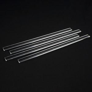 Thạch Anh Bán tròn que độ tinh khiết cao hợp nhất silica dụng cụ phòng thí nghiệm - Product Image 1