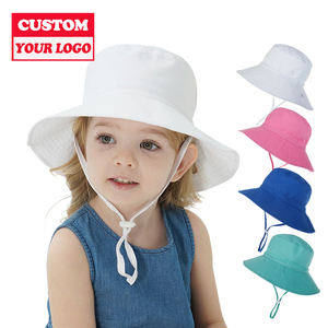 Chapeaux <span class=keywords><strong>Bob</strong></span> d'été en coton pour bébé, Panama pour enfant, pare-soleil d'été - Product Image 5