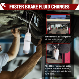 Schucars S-100 perangkat pertukaran cairan rem, tipe Pulse 12V, dengan 16 adaptor kompatibel dengan sebagian besar Model kendaraan - Product Image 4