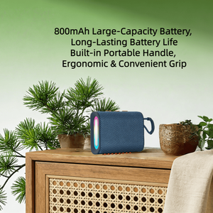 Haut-parleur portable Mini 5W IPX4 étanche avec LED RGB, <span class=keywords><strong>batterie</strong></span> rechargeable 5.3, prise en charge de la carte TF, haut-parleurs d'extérieur G04PRO - Product Image 5
