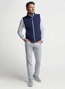 Gilet morbido da uomo con ricamo personalizzato e traspirante, giacca senza maniche a prova di vento, per escursioni da viaggio e Golf - Product Image 4