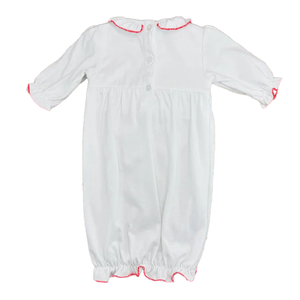 Abito <span class=keywords><strong>da</strong></span> <span class=keywords><strong>notte</strong></span> <span class=keywords><strong>per</strong></span> bambine e bambine in cotone arricciato bianco puro abito <span class=keywords><strong>da</strong></span> <span class=keywords><strong>notte</strong></span> <span class=keywords><strong>per</strong></span> bambini - Product Image 4