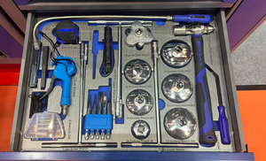 Heavy Duty 7 Drawer Rolling <b>Tool</b> Box Automotive Repair <b>Tools</b> With Wheels Air Blow Gun Magnetic Pickup Kit 424 PCS Set Auto Repai - Product Image 5