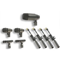 Ensemble de microphones à condensateur à diaphragme métallique professionnel TDS7-XLR, microphone pour instruments, pour l'enregistrement et les performances sur scène
