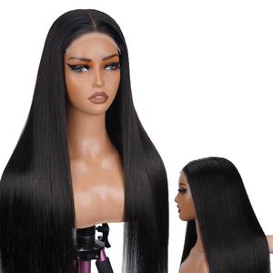 Peluca Bob sin pegamento <span class=keywords><strong>de</strong></span> cabello humano Remy vietnamita con base <span class=keywords><strong>de</strong></span> encaje francés, color <span class=keywords><strong>rubio</strong></span>, longitud larga, 180% <span class=keywords><strong>de</strong></span> densidad, para todos los colores - Product Image 4