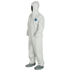 Macacões de Proteção Descartáveis EPI do Fabricante Dupont Tyvek 500 Xpert 600 em Branco, Microporoso de Tecido Não Tecido Dupont Tyvek 400 - Product Image 2