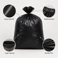 Sacs poubelles jetables compactes et peu encombrantes de 4 à 6 gallons en PE, imprimés en héliogravure, thermoscellables, pour camping-car, bateau, voiture, supermarché, petits espaces
