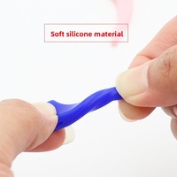 Nouveau Style solide Silicone anti-dérapant crochet d'oreille pas de chute lunettes de soleil Non-allergique lunettes support de poignée modèle 02 35x15mm
