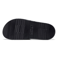 Claquettes pour hommes en PVC texturé suède avec sangle tressée, style décontracté, plateforme soufflée, confortables, tendance mode, logo personnalisé
