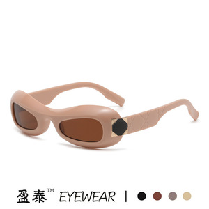 แว่นตา แว่นกันแดดทรงเหลี่ยม UV400 แฟชั่นสำหรับทุกเพศ - Product Image 3