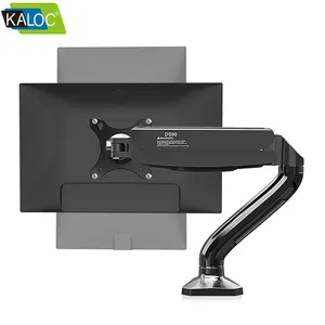 Soporte de montaje de Monitor Flexible y ajustable, montaje de pared doble, largo, LCD